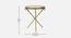 Bellmore Glass Side Table In Gold Finish - 1-24-2-3 (Golden Finish) by Urban Ladder - Rear View Design 1 - 848144