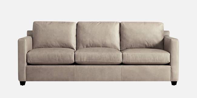Olive Leatherette Sofa (Ivory Tusk) (1-seater Custom Set - Sofas, None Standard Set - Sofas, Leatherette Sofa Material, Regular Sofa Size, Regular Sofa Type, Ivory Tusk)