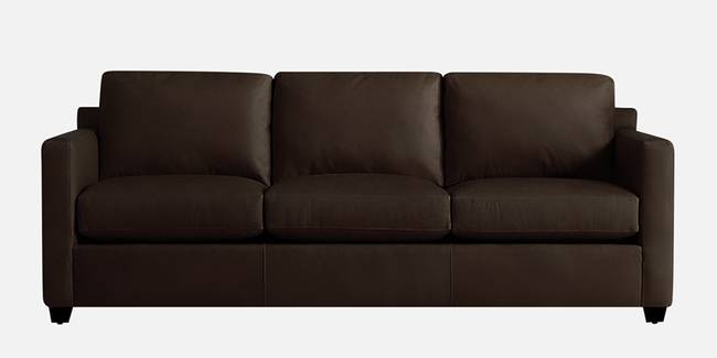 Olive Leatherette Sofa (Brown) (Brown, 1-seater Custom Set - Sofas, None Standard Set - Sofas, Leatherette Sofa Material, Regular Sofa Size, Regular Sofa Type)