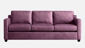 Olive Leatherette Sofa (Sunset Purple)