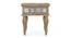 Azul Side Table (Finish - Brushed walnut) (Brushed Bali Oak Finish) by Urban Ladder - Side View Design 1 - 848584