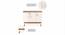 Kaspen Free Standing Engineered Wood Shoe Rack in Walnut & White Finish (Walnut & White Finish) by Urban Ladder - - 848672