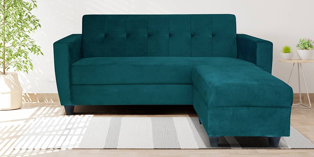 Remo Fabric  Sectional Sofa (Green) by Urban Ladder - - 