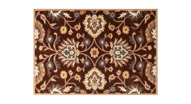 Metoh Brown Wool Carpet (Brown, 5 x 8 Feet Carpet Size) by Urban Ladder - - 