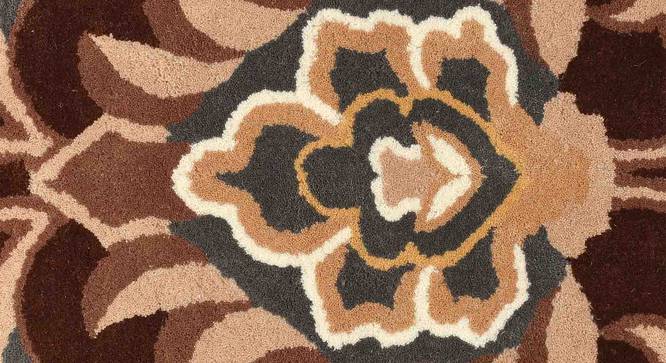 Metoh Brown Wool Carpet (Brown, 6 x 9 Feet Carpet Size) by Urban Ladder - - 