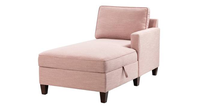 Bali Fabric Chaise Launger in Pink Colour (Pink, Matte Finish) by Urban Ladder - Front View Design 1 - 851854