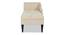 Andres Fabric Chaise Launger in Black Colour (Beige, Matte Finish) by Urban Ladder - Ground View Design 1 - 851877