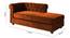 Ease Velvet Chaise Launger in T Blue  Colour (Brown, Matte Finish) by Urban Ladder - Ground View Design 1 - 851910