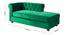 Ease Velvet Chaise Launger in T Blue  Colour (Green, Matte Finish) by Urban Ladder - Ground View Design 1 - 851913