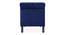 Knup Velvet Chaise Launger in T Blue Colour (Navy Blue, Matte Finish) by Urban Ladder - Ground View Design 1 - 851988