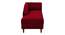 Korslund Velvet Chaise Launger in Pink Colour (Maroon, Matte Finish) by Urban Ladder - Ground View Design 1 - 851993