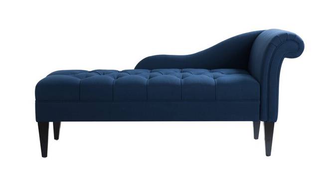 Ainara Fabric Chaise Launger in Navy Blue Colour (Navy Blue, Matte Finish) by Urban Ladder - Design 1 Side View - 852057