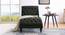 Pion Velvet Chaise Launger in Yellow Colour (Black, Matte Finish) by Urban Ladder - Front View Design 1 - 852083