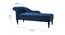 Ainara Fabric Chaise Launger in Navy Blue Colour (Navy Blue, Matte Finish) by Urban Ladder - Ground View Design 1 - 852094