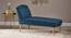Recame Fabric Chaise Launger in T Blue Colour (Grey, Matte Finish) by Urban Ladder - Front View Design 1 - 852096