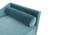 Kawa Velvet Chaise Launger in Yellow  Colour (Turquoise Blue, Matte Finish) by Urban Ladder - Ground View Design 1 - 852099