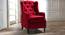 Louis Modern Reckiner Chair with Reciner Velvet in Dark Grey Colour (Grey, Matte Finish) by Urban Ladder - Front View Design 1 - 852113