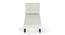 Knup Velvet Chaise Launger in T Blue Colour (Cream, Matte Finish) by Urban Ladder - Rear View Design 1 - 852155