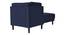Lacrista Fabric Chaise Launger in Yellow Colour (Navy Blue, Matte Finish) by Urban Ladder - Ground View Design 1 - 852157
