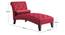 Knup Velvet Chaise Launger in T Blue Colour (Maroon, Matte Finish) by Urban Ladder - Rear View Design 1 - 852161