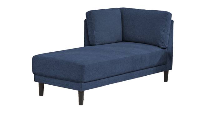 Lacrista Fabric Chaise Launger in Yellow Colour (Navy Blue, Matte Finish) by Urban Ladder - Design 1 Side View - 852169