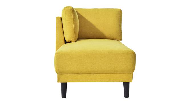 Lacrista Fabric Chaise Launger in Yellow Colour (Yellow, Matte Finish) by Urban Ladder - Design 1 Side View - 852172