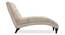 Pion Velvet Chaise Launger in Yellow Colour (Cream, Matte Finish) by Urban Ladder - Ground View Design 1 - 852173