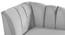 Korslund Velvet Chaise Launger in Pink Colour (Grey, Matte Finish) by Urban Ladder - Ground View Design 1 - 852226
