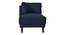 Lacrista Fabric Chaise Launger in Yellow Colour (Navy Blue, Matte Finish) by Urban Ladder - Ground View Design 1 - 852238