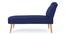 Recame Fabric Chaise Launger in T Blue Colour (Grey, Matte Finish) by Urban Ladder - Ground View Design 1 - 852255
