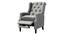 Louis Modern Reckiner Chair with Reciner Velvet in Dark Grey Colour (Dark Grey, Matte Finish) by Urban Ladder - Ground View Design 1 - 852266