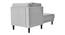 Lacrista Fabric Chaise Launger in Yellow Colour (Grey, Matte Finish) by Urban Ladder - Rear View Design 1 - 852270
