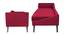 Euclid Velvet Chaise Launger in Yellow  Colour (Maroon, Matte Finish) by Urban Ladder - Design 1 Side View - 852330