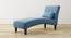 Fiest Velvet Chaise Launger in T Blue  Colour (Blue, Matte Finish) by Urban Ladder - Design 1 Side View - 852334