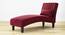 Fiest Velvet Chaise Launger in T Blue  Colour (Maroon, Matte Finish) by Urban Ladder - Design 1 Side View - 852336