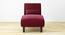Fiest Velvet Chaise Launger in T Blue  Colour (Maroon, Matte Finish) by Urban Ladder - Rear View Design 1 - 852387