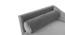 Euclid Velvet Chaise Launger in Yellow  Colour (Grey, Matte Finish) by Urban Ladder - Ground View Design 1 - 852425
