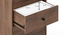 Ben 4 Chest Of Drawers - Dark Wenge (Classic Walnut Finish) by Urban Ladder - - 