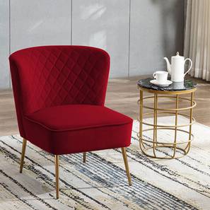 home lifestylez Ruba Accent Chair in Maroon Colour-picture-11