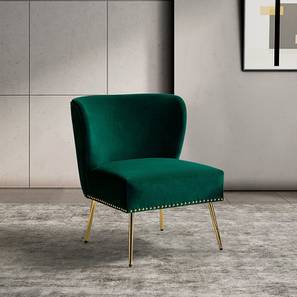 Rabel Accent Chair in Green Colour-image-9
