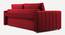 Beliss 3 Seater Pull Out Sofa Cum Bed ith storage In Orange Colour (Maroon) by Urban Ladder - Rear View Design 1 - 852719