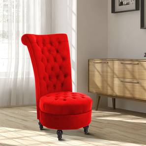 Piece Accent Chair in Red Colour-image-20