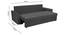 Barato 3 Seater Pull Out Sofa Cum Bed In Nav Blue Colour (Dark Grey) by Urban Ladder - Ground View Design 1 - 852770