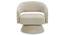 Aracell Swivel Solid Wood Round Chair in Yellow Colour (Cream) by Urban Ladder - Design 1 Side View - 852781