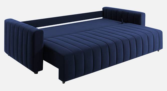 Beliss 3 Seater Pull Out Sofa Cum Bed ith storage In Orange Colour (Navy Blue) by Urban Ladder - Ground View Design 1 - 852818