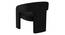 Ashley Velvet Accent Chair in Yellow Colour (Black) by Urban Ladder - Ground View Design 1 - 852826