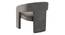 Ashley Velvet Accent Chair in Yellow Colour (Dark Grey) by Urban Ladder - Ground View Design 1 - 852828