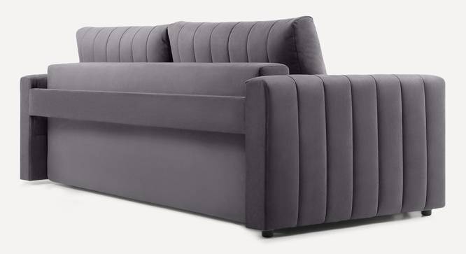 Beliss 3 Seater Pull Out Sofa Cum Bed ith storage In Orange Colour (Grey) by Urban Ladder - Rear View Design 1 - 852882