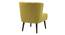 Azal Accent Chair in Yellow Colour Set 2 (Yellow) by Urban Ladder - Design 1 Side View - 852892