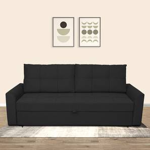 Sofa Cum Bed In Jamnagar Design Barato 3 Seater Pull Out Sofa cum Bed In Black Colour